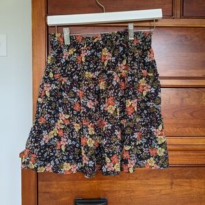 LOFT Floral Skirt